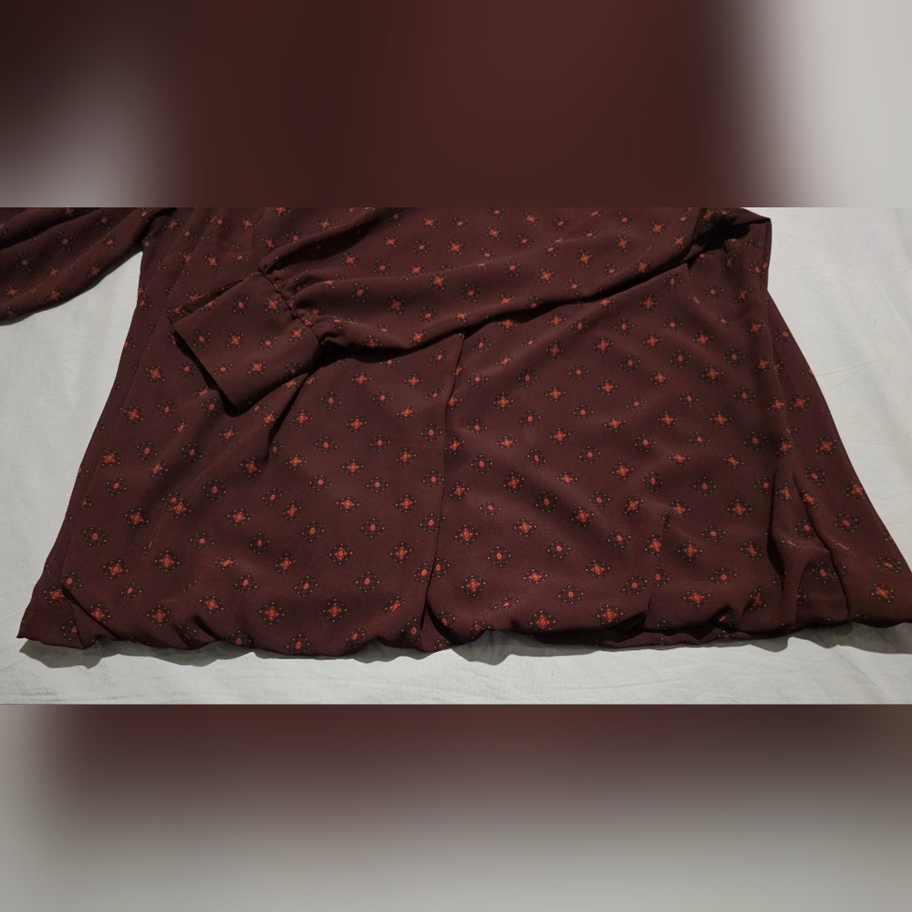 NWOT Dressbarn Size 2X Long Sleeve Blouse - Picture 5 of 12